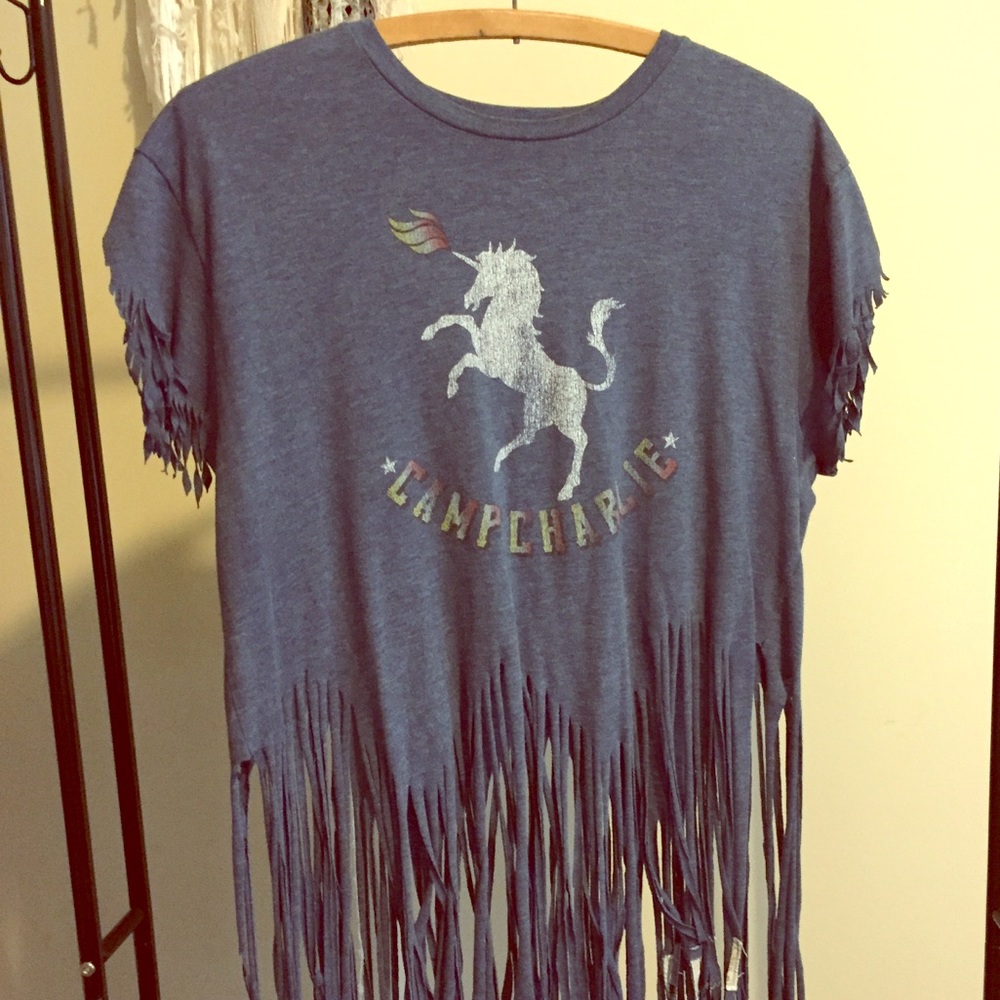 Vintage unicorn Campfire T